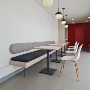 Softseating | banca-corrida flotada