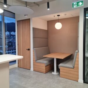 Softseating | Booth 4 pax espaldar alto tapizado