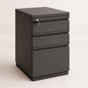 Almacenamiento | CAJONERA FIJA 2X1 FULL METALICA (2 cajones medianos y 1 de archivo)